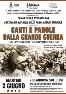 Scopri di più sull'articolo Canti e parole dalla Grande Guerra