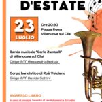 Scopri di più sull'articolo CONCERTO D’ESTATE – CON IL CORPO MUSICALE DI ROE’ VOLCIANO – 24 LUGLIO 2022